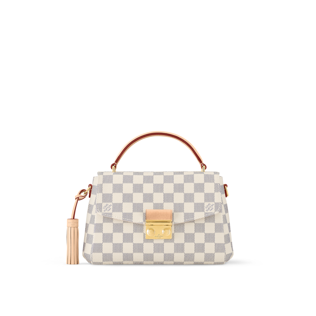 Croisette Damier Azur Canvas - Luxury Handbags - N41581 Beige